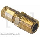 female adapter EKV 7/16" UNFx1/4" NPT with schradervalve and cap
