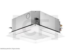 4-way ceiling cassettes without grill (Euroraster size 60 x 60)