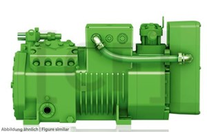 Bitzer semi-hermetic CO2 reciprocating piston inverter compressor